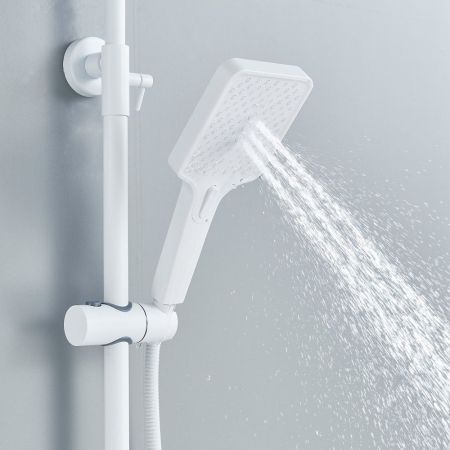 Душевая система Shevanik S6136C, белый