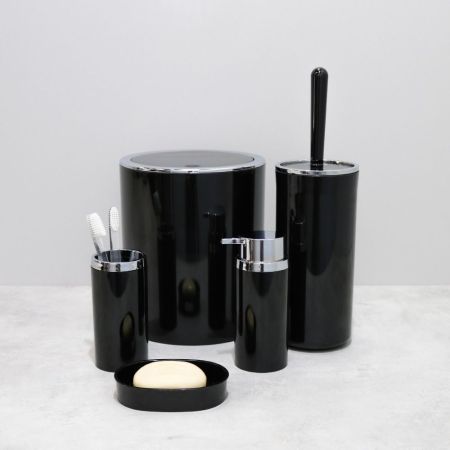 Ершик FIXSEN ROUND BLACK FX-454-5, черный, артикул FX-454-5