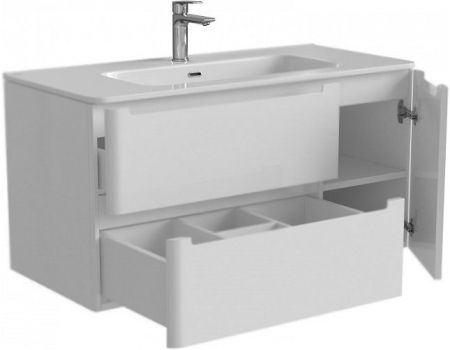 Тумба с раковиной Iddis Edifice 100 подвесная Белая, артикул EDI10W1i95K