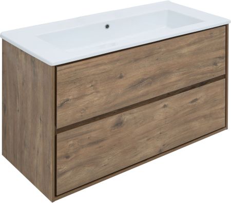 Тумба под раковину Aquanet Милан 105 дуб рустикальный, артикул 00339971
