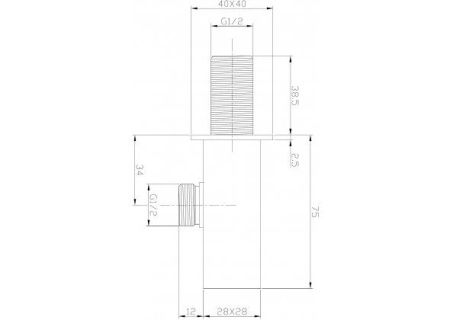 Набор смесителя с гигиеническим душем Aquanet Static 1.04 (с внутренней частью)