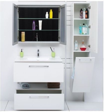 Шкаф-пенал De Aqua Тока 1S БК 30 R белый