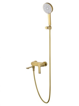 Смеситель для ванны с душем WONZON & WOGHAND BRILLIANT, Брашированное золото (WW-88037079-BG)
