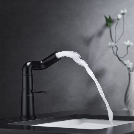 Смеситель для раковины Haiba HB10813-7, черный