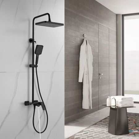 Душевая система Shevanik S4226H, черный