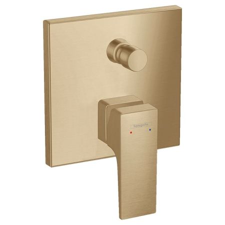 HG Metropol Встраиваемый смеситель для ванны с переключателем (внешняя часть), цвет: шлифованная бронза, артикул 32545140