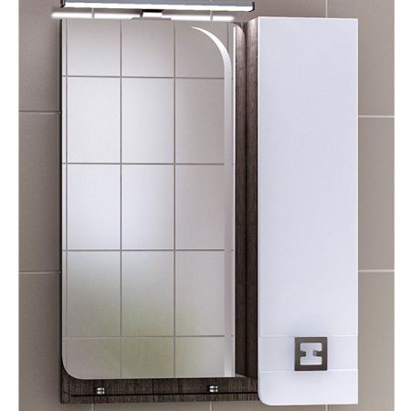 Зеркало со шкафом Vigo Bruno 60 с подсветкой Антик, артикул 102-600 антик