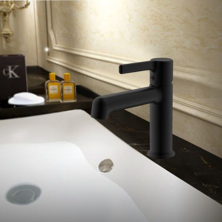 Смеситель для раковины Haiba HB10814-7, черный, артикул HB10814-7