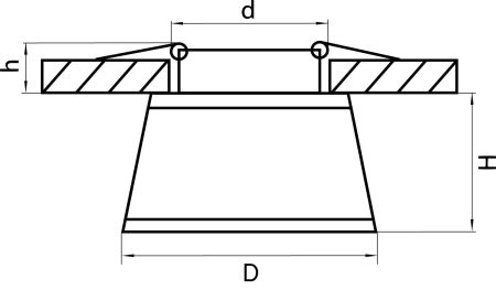 Светильник точечный встраиваемый декоративный со встроенными светодиодами Maturo Lightstar 072172, артикул 072172