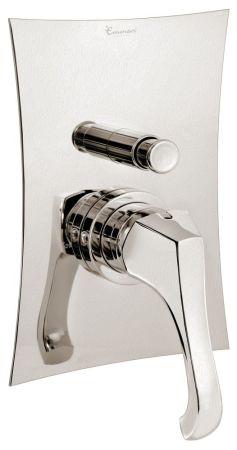 Внутристенный смеситель Ares на 2 выхода, цвет зачищенный никель, артикул 76019NS