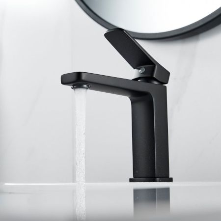 Смеситель для раковины Shevanik S9901H, черный