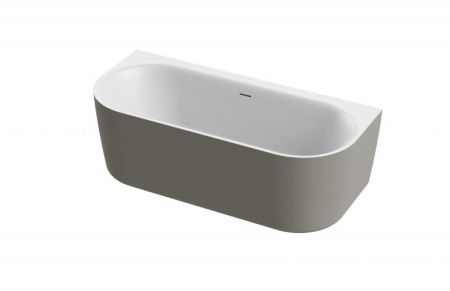 Акриловая ванна пристенная, цельная,  METAURO-INT-Wall-180-80-60, артикул METAURO-INT-Wall-180-80-60
