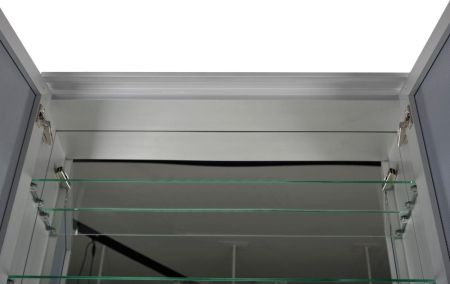 Зеркальный шкаф De Aqua Алюминиум 100 серебро, артикул 00261754