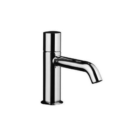 Fantini Nostromo Смеситель для раковины, 1 отв., без донного клапана, излив 145мм, цвет: нержавеющая сталь, артикул 50 93 E903WF