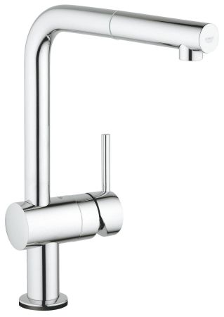 Смеситель сенсорный для кухни GROHE Flair Touch с выдвижной лейкой, хром (30275001), артикул 30275001
