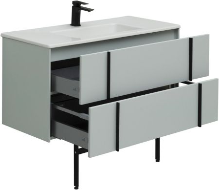 Тумба под раковину Allen Brau Reality 100 1.32007.PWM папирус матовый, артикул 1.32007.PWM