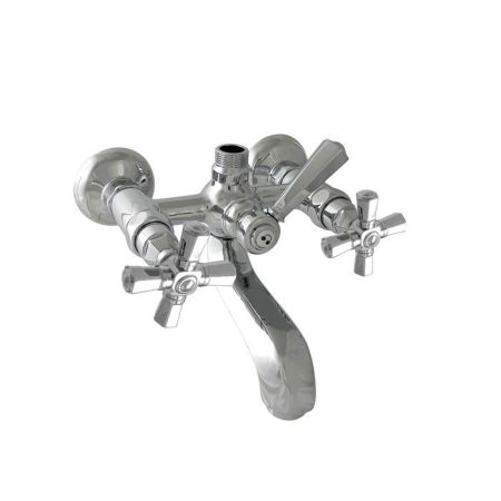 Nicolazzi Teide Foure Смеситель для ванны для душевой стойки настенный, цвет: хром, артикул 1900CR45