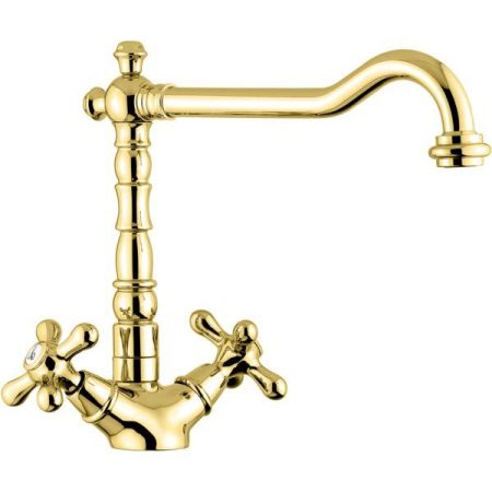 Смеситель Deco Old для кухни, цвет золото, артикул 12617OR