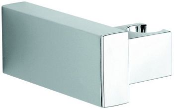 Emmevi, квадратный регулируемый держатель ручного душа из ABS пластика, цвет хром