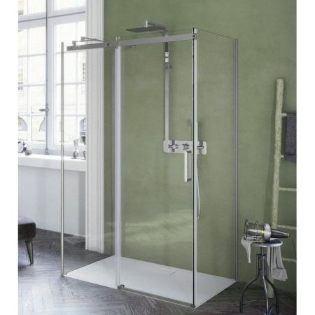 Боковая стенка для пристенного ограждения EXCELLENT Rols 100 см (хром), артикул KAEX.2626.1000.LP