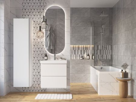 Смеситель для ванны Cersanit MODUO с длинным изливом однорычажный хром (64098), артикул 64098