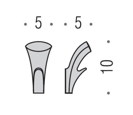 Colombo Link Крючок, цвет: хром, артикул BAR27.CR