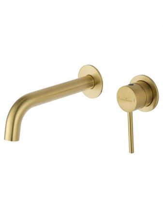 Смеситель для раковины встраиваемый WONZON & WOGHAND STICK, Брашированное золото (WW-88869017-BG), артикул WW-88869017-BG