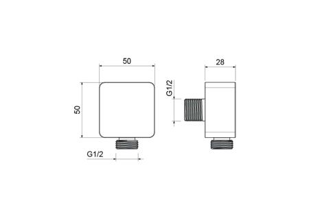 Шланговое подсоединение AQUATEK AQ2459CR, артикул AQ2459CR
