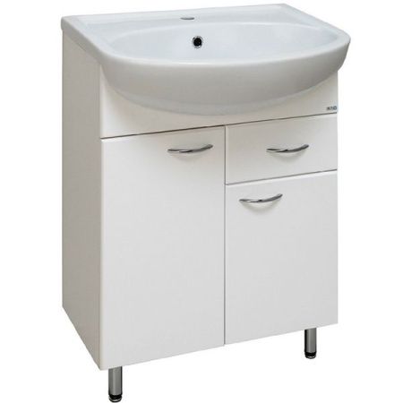 Тумба под раковину Runo Уют 60 4620750021504 Белая