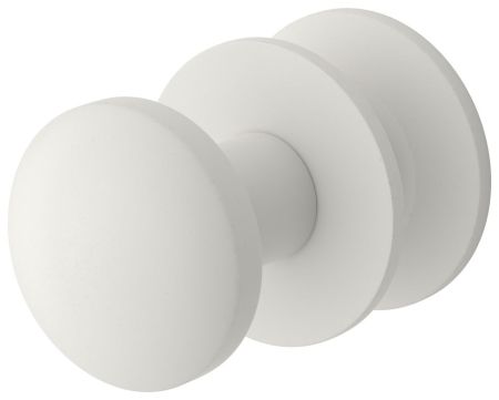 Крючок, Сунержа, СФЕРА, одинарный, ширина, мм-34, глубина, мм-49, высота, мм-34, тип установки-между перемычками полотенцесушителя, для водяных и электрических моделей, материал-нержавеющая сталь, крепления в комплекте, цвет-матовый белый