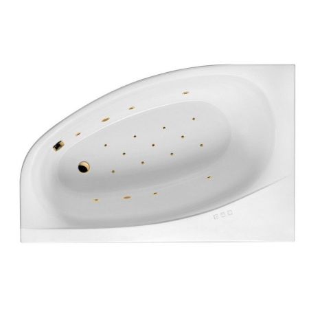 Ванна EXCELLENT Kameleon 170x110 (левая) "RELAX" (золото), артикул WAEX.KML17.RELAX.GL