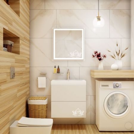 Зеркало с подсветкой ART&MAX MONZA AM-Mon-600-600-DS-F, артикул AM-Mon-600-600-DS-F