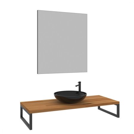 Консоль под раковину ORKA Kestel 120 подвесная, дуб, артикул 3001043