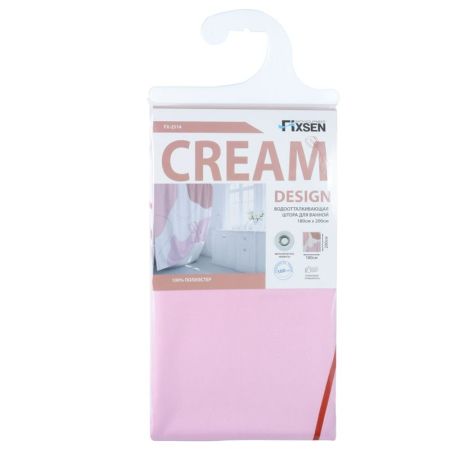 Штора для ванной комнаты FIXSEN DESIGN FX-2514, бежевый, артикул FX-2514
