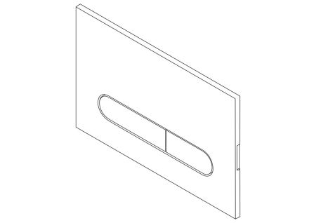 Кнопка смыва BelBagno PROSPERO, цвет-золото, артикул BB008-PR-ORO