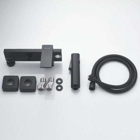 Гигиенический душ со смесителем Shevanik S6105H-1, черный