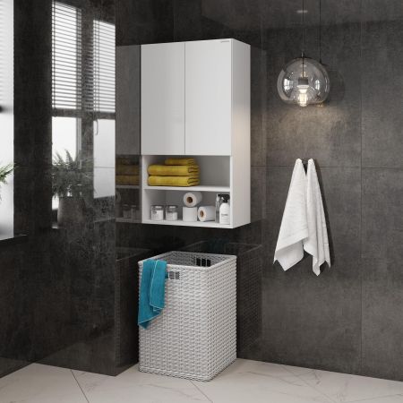 Шкаф Onika Маркус Нова 60 подвесной, белый