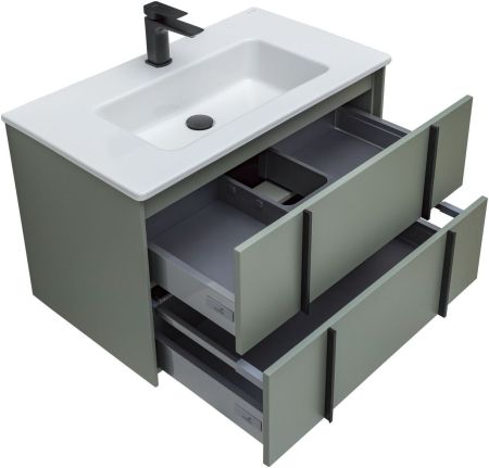 Тумба под раковину Allen Brau Reality 80 1.32005.CGM олива матовый, артикул 1.32005.CGM