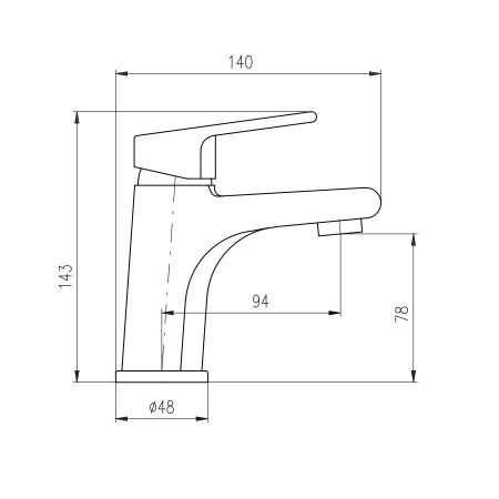 Смеситель для раковины Rav Slezak Colorado CO126.5Z, золото