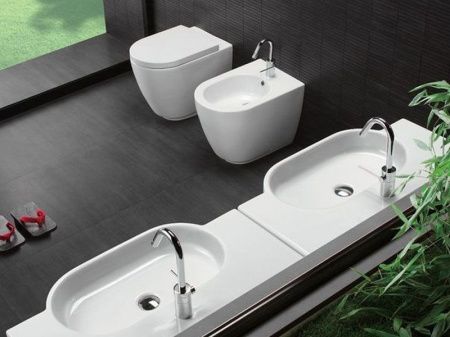 Унитаз Hatria Fusion YXVD приставной без сиденья