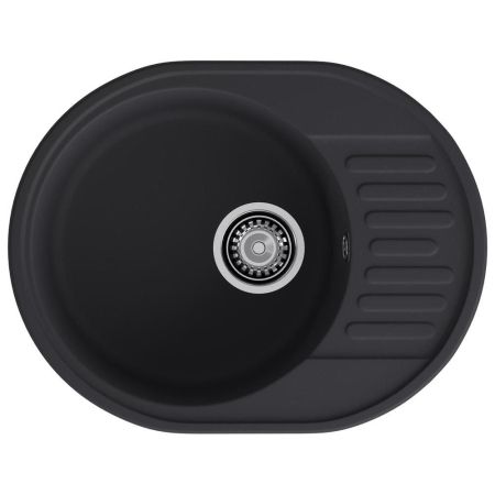 Кухонная мойка GranFest QUARZ 58, черный, артикул 58 черный