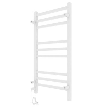 Полотенцесушитель электро "Астор ЧК9 350х700", белый муар, правый