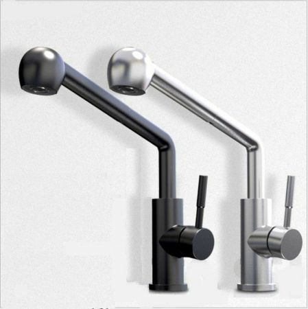 Смеситель для кухни FASHUN A56009-7, черный