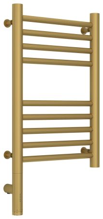 Полотенцесушитель электрический "БОГЕМА 3.0" прямая 500х300 / МЭМ левый (Матовое золото), артикул 032-5804-5030