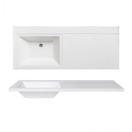 Умывальник Runo мебельный Гамма 120 лайт правое крыло (00-00001024), артикул 00-00001024