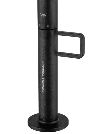 Смеситель для раковины WONZON & WOGHAND LOOP, Черный матовый (WW-112-00-508)