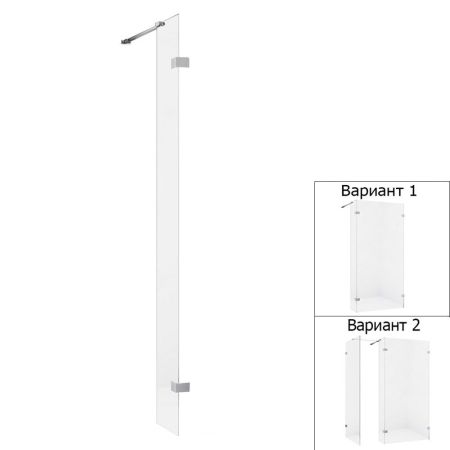 Стенка NEW TRENDY EVENTA 43x200 EXK-0228 (хром), артикул EXK-0228