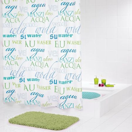 Штора для ванны Ridder Woda 200х180 Синяя, артикул 33355