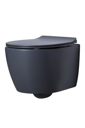 Крышка-сиденье для унитаза Allen Brau Fantasy Smartfix, Soft-Close 4.11005.AN антрацит, артикул 4.11005.AN
