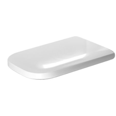 Duravit Happy D.2 Сденье для унитаза с микролифтом, петли нерж сталь, цвет белый, артикул 0064690099